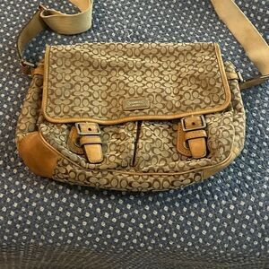 Coach voyeur signature bag